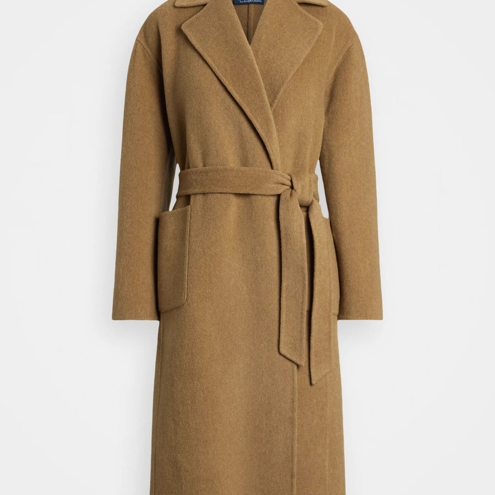 Ralph Lauren Tan Belted Coat